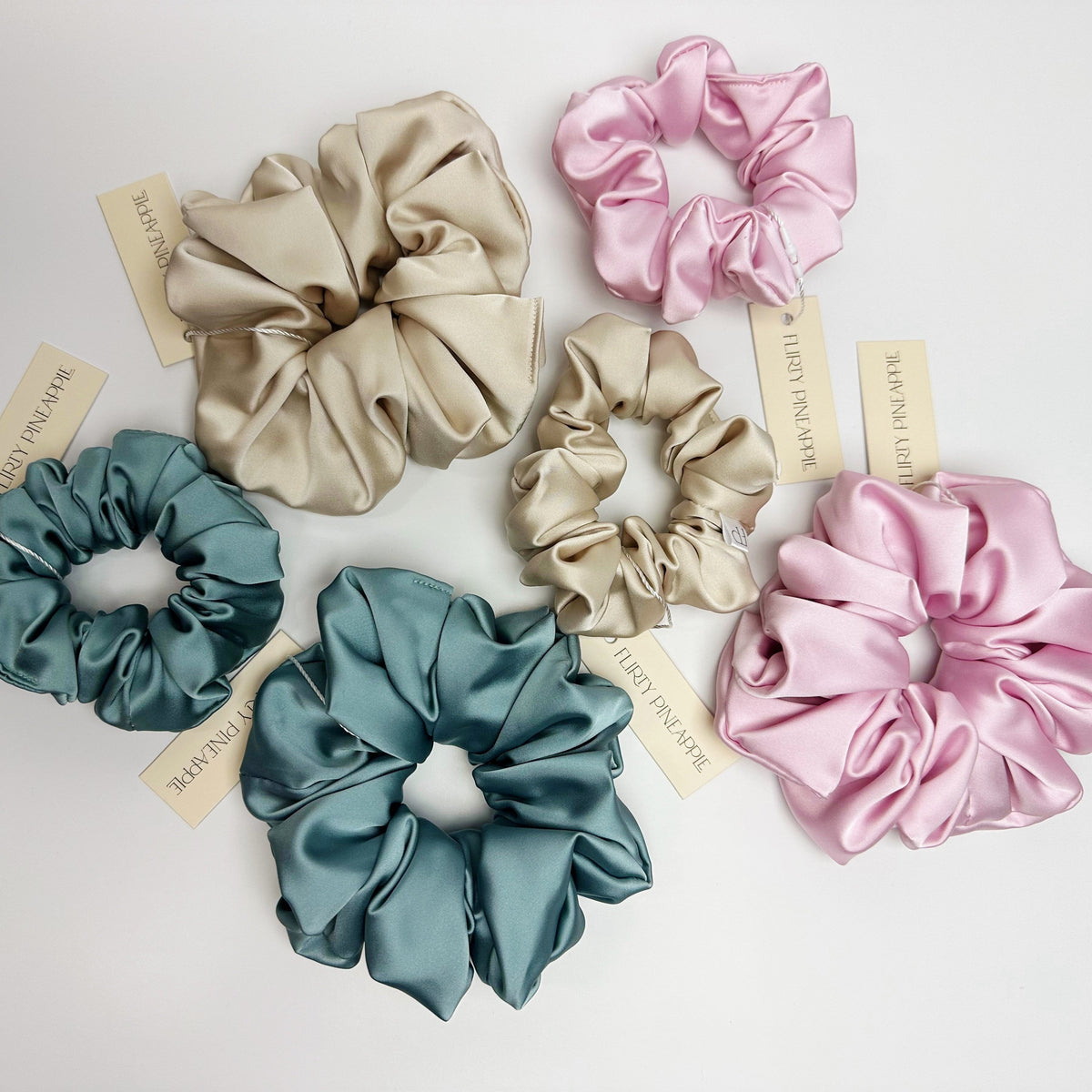 Satin scrunchies