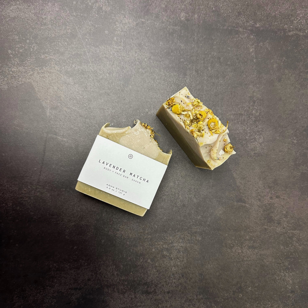 Lavender + Matcha Body & Face Bar