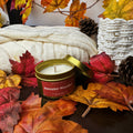 Sweater Weather, bougie de 4 oz en cire de soja pure, boîte en fer blanc